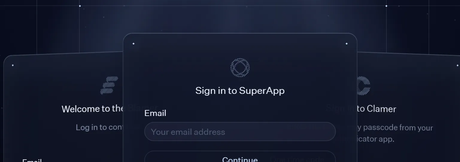 A screenshot of the Authkit UI with very thin lines on the card borders.