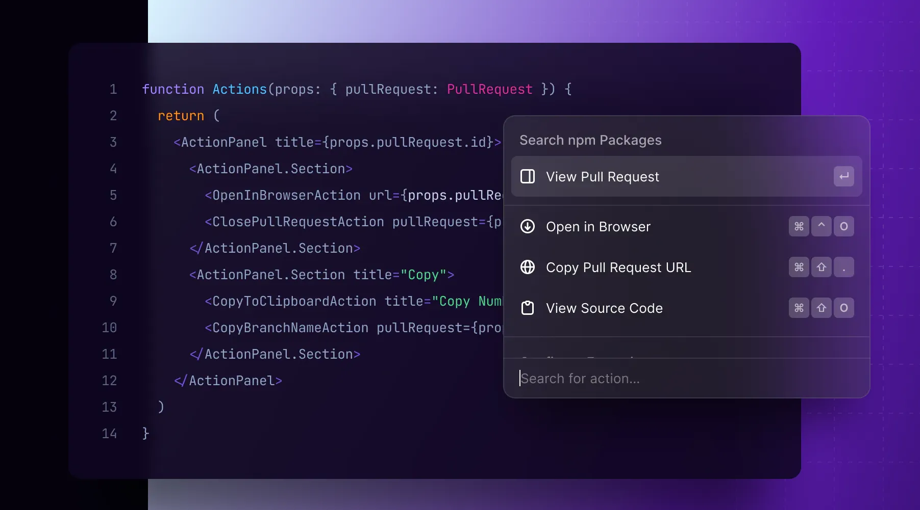Glassmorphism from Raycast