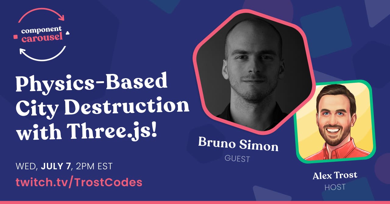 Physics Based city destruction with Three.js - guest Bruno Simon!