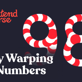 Gooey Warping SVG Numbers - Frontend Horse